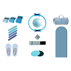Custom Logo Gym Yoga Ball &amp; <strong>Circle</strong> Pilates Ring Fitness Kit Silicone Ankle Weight Stretch Band Resistance Band Pilates Set Women - Product Image 3