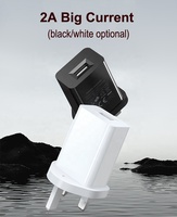Adaptateur secteur USB de qualité supérieure, prise britannique, certifié UKCA CE Rohs, 5VDC 2A 10W, chargeur mural
