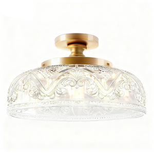 Brass Ceiling <b>Light</b> <b>Led</b> European Style Surface Mounted For <b>Hallway</b> Entryway Living Room - Product Image 5