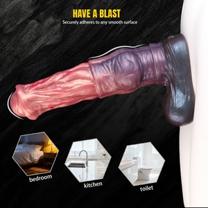 YOCY Dual Layer Silicone Horse <b>Dildo</b> with Suction Cup Fantasy Horse <b>Dildo</b> Anal Plug Female Masturbate Flexible Horse <b>Dildo</b> - Product Image 5