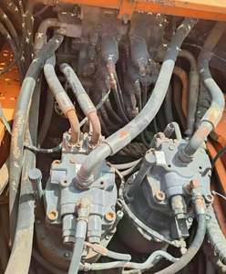 Excavadora Usada Doosan DX500 de 20 Toneladas, de Segunda Mano, Pesada y Mediana, con Accesorio de Barrena de Goma Daewoo, Precio Económico - Product Image 4