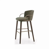 Tabouret de bar design pour la maison, tabouret haut pour restaurant, chaise de réception d'hôtel, chaise de bar, sensation de luxe léger et haut de gamme