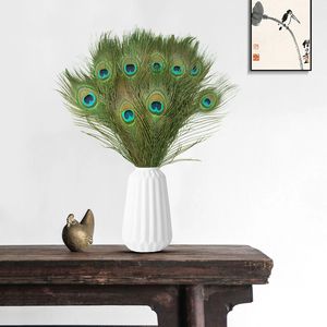 Plumas de Cola de Pavo Real Naturales al por Mayor, 50-120 cm, de Alta Calidad, para Bodas, Carnavales, Festivales, Disfraces, Decoración del Hogar y Manualidades - Product Image 6