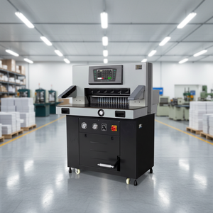 ST-6810L Digital Touch Screen Semi-Automatic A4 Paper <b>Cutter</b> Machine <b>Hydraulic</b> Electric Guillotine Paper Cutting Machine - Product Image 1