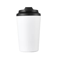 500Ml Cangkir Kopi Mug Perjalanan Terisolasi Dapat Digunakan Kembali Baja Tahan Karat Termal Ramah Lingkungan dengan Tutup Tumbler Minuman Panas & Dingin 8Oz