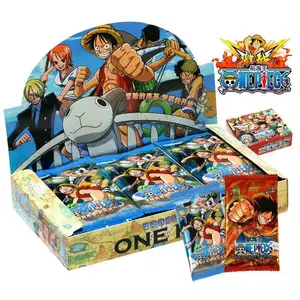 Fábrica por atacado Um Pieced Luffy Zoro Trading Cards Colete Anime SR Personagem comercial Cartão Game Card SSR