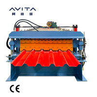 Maquinaria para Materiales de Construcción Metálicos, Máquina para Fabricar Láminas Corrugadas IBR, Máquina de Perfilado de Doble Capa AVITA