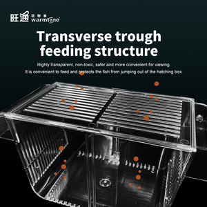 Bể cá cảnh chia ngăn tháo rời nhiều tầng, ấp trứng cá con bằng acrylic, hộp cách ly bằng nhựa, sử dụng ngoài trời - Product Image 6