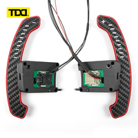 TDD Nouveaux leviers de vitesses magnétiques en fibre de carbone et alliage d'aluminium de style LED pour volant Ford Mustang GT Shelby 2004-2016