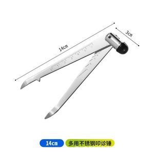 Marteau de percussion médical Tongchen 14 cm en acier inoxydable avec graduations pour examen des réflexes neurologiques - Product Image 3