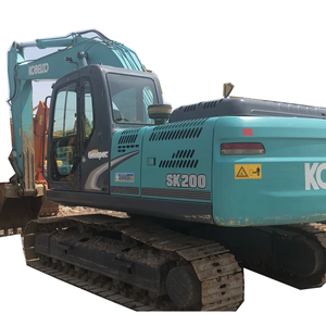 Excavadora de orugas hidráulica Kobelco 100% usada, equipo de construcción de engranajes de motor listo para Japón a la venta - Product Image 1