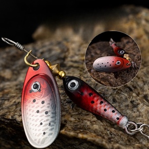 Venta caliente Pesca señuelo cuchara Metal señuelo 7cm 9g 10 colores cebo duro Spinner Pesca - Product Image 4