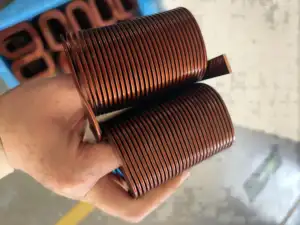 Preço de fábrica Esmaltado Cobre Flat Wire Coil Inductor com alta potência