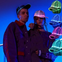 MUESTRA GRATUITA, Gorra Deportiva de Béisbol Personalizable con Luces LED Brillantes para Fiestas y Festivales, con Luz LED para Hombre y Mujer