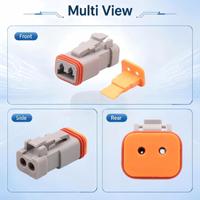 DT04-2P-C017/DT06-2S-C017 2-Pin 2-poliger Auto-Sensorstecker Verkabelungsadapter Wasserdichter Steckverbinder
