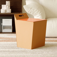 Chaise en papier pliable I408 en promotion, facile à déplacer pour stand d'exposition et décoration de pièce