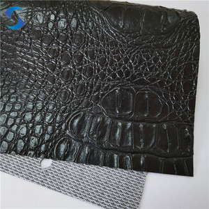 Tissu extensible en cuir artificiel gaufré <span class=keywords><strong>crocodile</strong></span> Tissus textiles en cuir PVC pour canapé et sac Imitation peau de <span class=keywords><strong>crocodile</strong></span> - Product Image 1