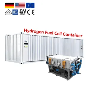 Personalizado 100kw 200kw 1MW Modular Hidrógeno Pila de combustible Generador de energía Planta de energía Estación de energía Contenedor de almacenamiento de energía