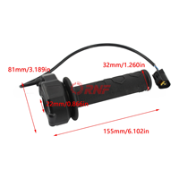 Poignée de guidon électronique en caoutchouc de remplacement pour moto tout-terrain électrique Surron Ultra Bee, caoutchouc durable