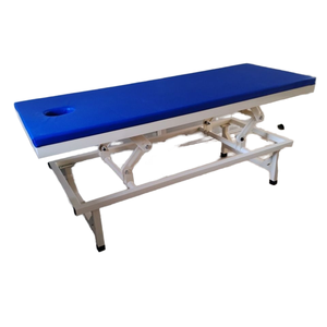 Cama de masaje de espalda de acero inoxidable con altura ajustable para acupuntura y <span class=keywords><strong>Tui</strong></span> Na, para uso hospitalario, diagnóstico y terapia ósea. - Product Image 1