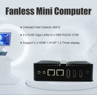 Mini Ordenador Sin Ventilador EGLOBAL, Intel N95, DDR4, MSATA SSD, Win10, 4 USB, Nuc, 3 HD, 2 COM, WiFi, 2 RJ45 Gigabit LAN, Audio, Linux, Mini PC