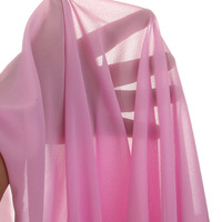 Tissu en mousseline 100D 1800T pour femmes, idéal pour les robes de mariée, les rideaux et les doublures, fini lisse, teinture écologique