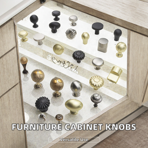 Tiradores Modernos para Muebles de Dormitorio y Baño, Manijas de Cocina de Aleación de Zinc, Tiradores Negros y Dorados para Cajones y Armarios - Product Image 5