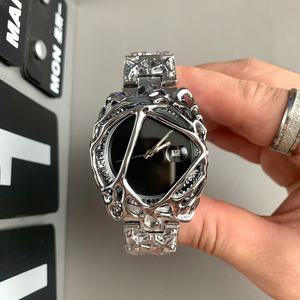 Orologi al quarzo con Logo personalizzato Y2K Vintage con quadrante di grandi dimensioni per uomini <span class=keywords><strong>Spider</strong></span> Web veleno alieno Design - Product Image 5