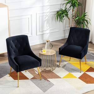 Suole — <span class=keywords><strong>chaise</strong></span> de salle à manger boutonnée en velours, en acier inoxydable, meuble de luxe <span class=keywords><strong>avec</strong></span> poignées, pour lavabo, salle à manger, cuisine - Product Image 6