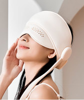 2-in-1 Elektrische Luftkompression Vibrierende Schlafhilfe Heizende Kopfwickel-Augenmassagegerät Entspannung und Linderung