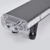 Superschlanke LED-Warnleuchte für Auto und LKW, Dachmontage, Hochintensives Notfall-Gelblicht, 47 Zoll Leuchtbalken, 12V 24V