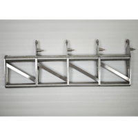 Support de fixation usiné CNC en acier inoxydable 304, usinage de précision sur mesure, cadre de support structurel