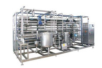 Stérilisateur tubulaire de lait de machine de stérilisation de jus avec de l'eau chaude