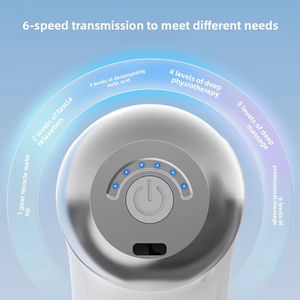 Pistola de masaje muscular profundo para el cuerpo, nuevo estilo, pistola de fascia de 3 cabezales, pistola de masaje inalámbrica de alta velocidad, Mini pistola de masaje de percusión de tejido profundo - Product Image 3