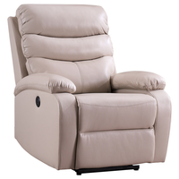 Canapé-lit multifonctionnel inclinable pour personnes âgées avec fonction d'assistance à la position debout, massage, résistant aux taches, en cuir PU, design moderne, modulaire
