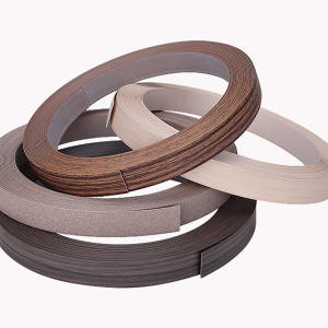 中国工厂家具配件桌式厨房椅柔性木纹塑料pvc封边,用于胶合板家具部分