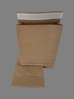 Enveloppes d'expédition en kraft écologiques personnalisées, sacs d'expédition en papier kraft pour les cafés, emballages à emporter