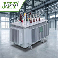 Transformateur de distribution triphasé immergé dans l'huile à enroulement en cuivre JZP IEC60076 500 kVA 10/0,4 kV pour réseau industriel