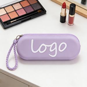 Bolsa de Almacenamiento de Brochas de Maquillaje de Silicona con Logotipo Personalizado de Alta Calidad, Estuche de Brochas de Maquillaje con Cierre Elegante, Adecuado para Viajes al Aire Libre - Product Image 2