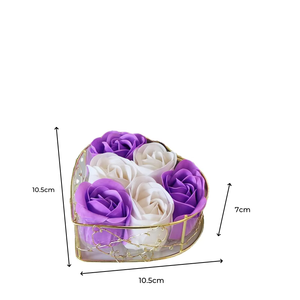 Fiori di sapone artificiale con cesto di metallo creativo di inaugurazione <span class=keywords><strong>della</strong></span> casa matrimonio di san valentino <span class=keywords><strong>bomboniere</strong></span> Rose ornamenti - Product Image 2