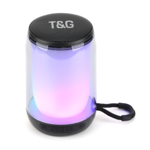 Chengtai T & G-minialtavoz inalámbrico portátil de fábrica, con luz LED y Correa, subwoofer, caja de sonido TG346, novedad de <span class=keywords><strong>2022</strong></span> - Product Image 1