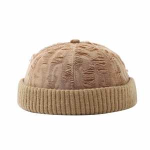 Casquette Docker Rétro Tendance Automne-Hiver Effet Vieilli pour Hommes et Femmes – Casquette de Baseball Personnalisée Style Urbain - Product Image 5