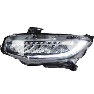 AKD-car styling For Civic X FC1 FC2 FC5 2016-2020 LED Headlight DRL Upgrade and refit high-profile running lights