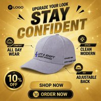 Casquette de baseball promotionnelle personnalisée à logo, 6 panneaux structurés en coton, pour événements et cadeaux – Vente en gros à prix abordable