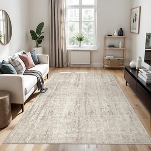 Alfombra de Área de Estilo Minimalista, Imitación de Cachemira, Rectangular, Lavable, Resistente a la Suciedad, para Sala de Estar - Product Image 3