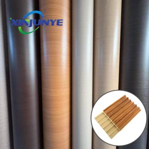 Rollo de película decorativa de PVC a precio de fábrica, membrana de vacío <span class=keywords><strong>para</strong></span> puertas, <span class=keywords><strong>vinilo</strong></span> decorativo de PVC <span class=keywords><strong>para</strong></span> gabinetes, película decorativa de PVC <span class=keywords><strong>para</strong></span> negocios - Product Image 1