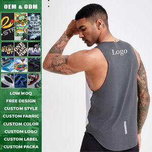 Chaleco Deportivo para Hombre, Diseño Personalizado con Logotipo, Ecológico, Transpirable, de Malla Ligera, para Gimnasio y Entrenamiento, Compatible con OEM/ODM - Product Image 1