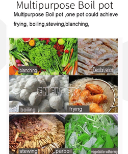 Marmite de cuisson industrielle à double enveloppe pour la cuisson des légumes, des haricots, du <span class=keywords><strong>poulet</strong></span> et de la viande, du maïs doux et des <span class=keywords><strong>champignons</strong></span> - Product Image 6