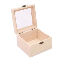 Boîte cadeau en bois de pin recyclable avec compartiments, gravée au laser, biodégradable, pour bijoux et emballages de thé