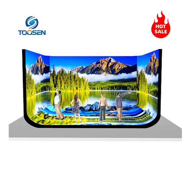 Indoor Filming Wall 3D Immersive Environment Experience Curve LED Screen LED Display Video Wall XR Virtual Production Studio